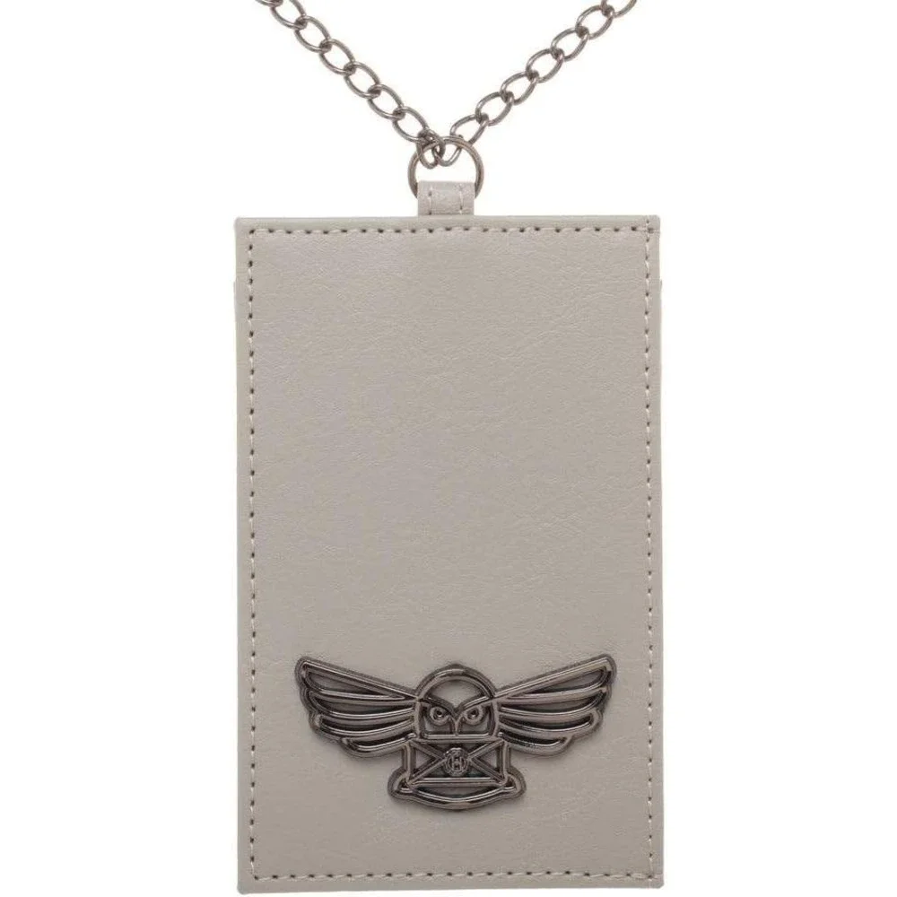 Bioworld Harry Potter Chain Lanyard Metal Charm ID‎ Badge Holder